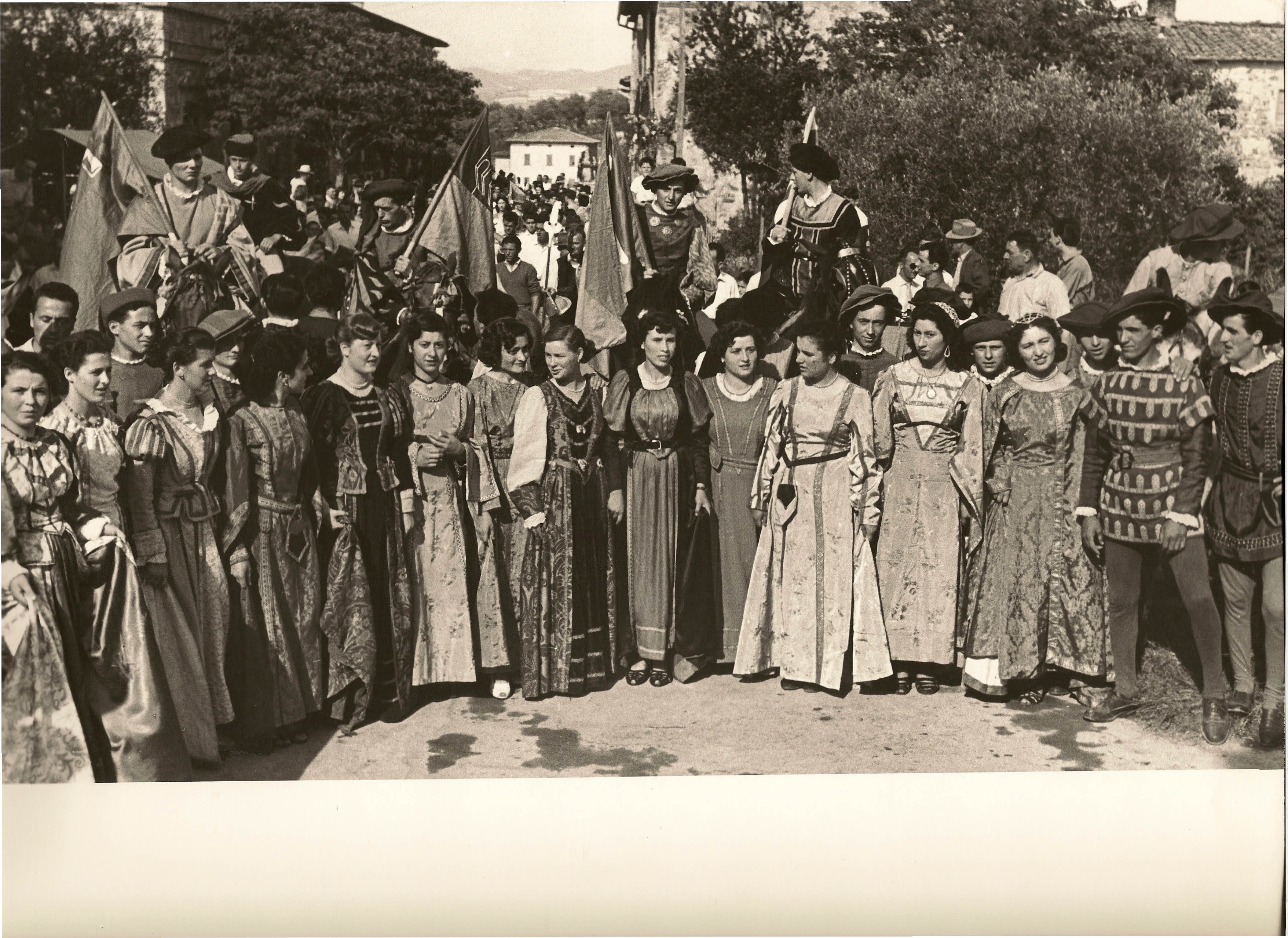 La festa del Bruscello 1951