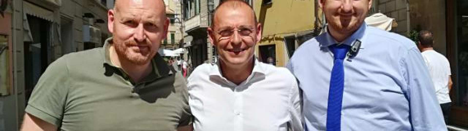 Foto da dx Sindaco Barberino Tavarnelle Baroncelli, Sindaco Greve Paolo Sottani, Sindaco San Casciano Roberto Ciappi 