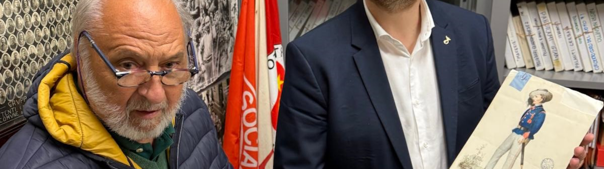 Il Sindaco Roberto Ciacci e Fabrizio Fornera