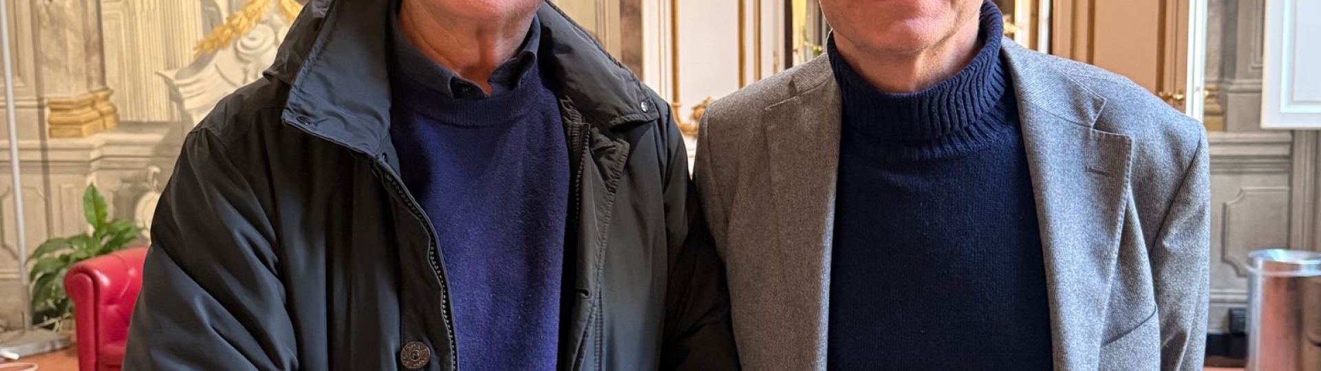 Paolo Hendel ed il Sindaco Paolo Sottani